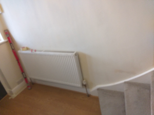 Rising damp before treatment in Kingston upon Thames