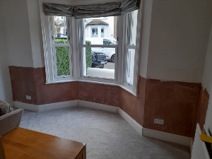 Damp plastering completed in Sutton London