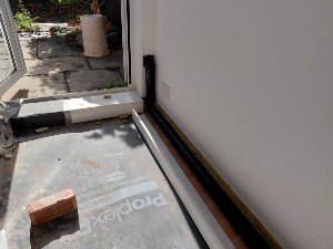 Extra ventilation was created from back of proerty to sub floor in Carshalton