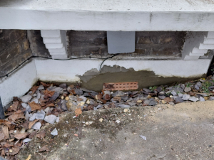 Installed telescopic airbrick
