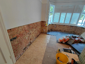 Damp proofing injecting new damp proof course SW19